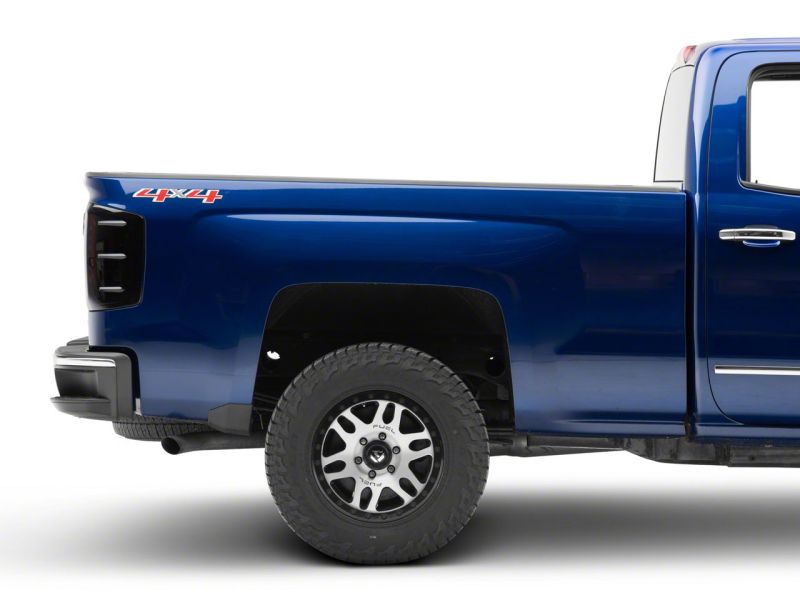 Raxiom 14-18 Chevrolet Silverado 1500 Axial Series LED Tail Lights- Black Housing (Smoked Lens)