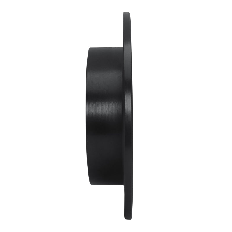 R1 04-11 Mitsubishi Grandis (Mexico) Rear Left Drilled & Slotted Black Brake Rotor