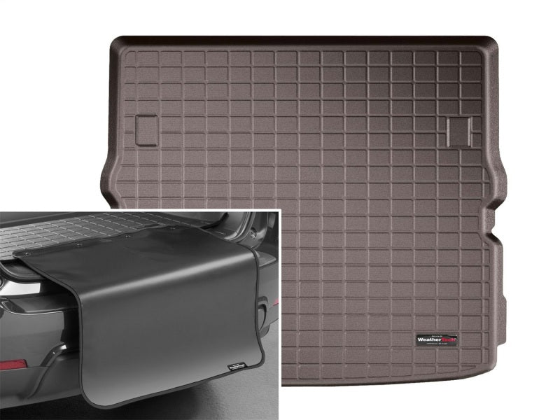 WeatherTech 2018+ Lexus RX (6 & 7-Passenger L Models) Cargo Liners w/ Bumper Protector - Cocoa