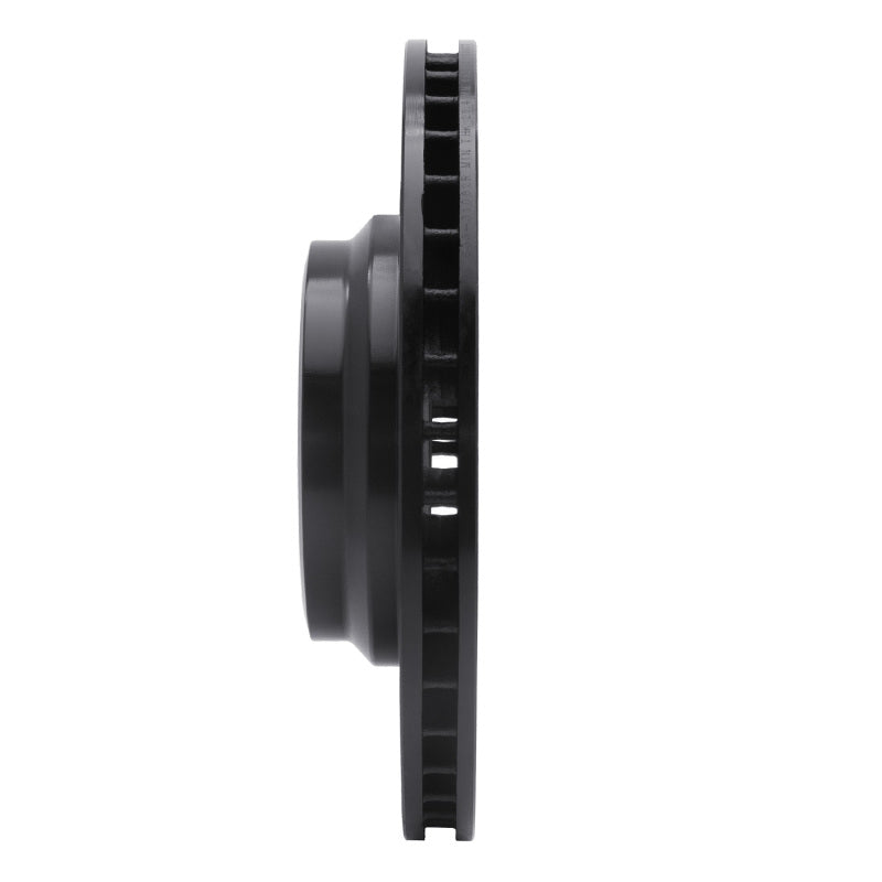 R1 07-15 BMW 335I Front Right Drilled & Slotted Black Brake Rotor