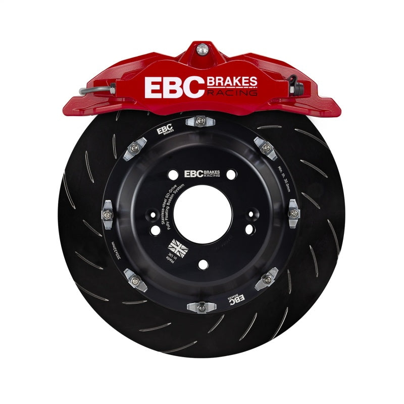 EBC Racing 12-19 BMW 3-Series (F30/F31/F34) Red Apollo-4 Calipers 355mm Rotors Front Big Brake Kit