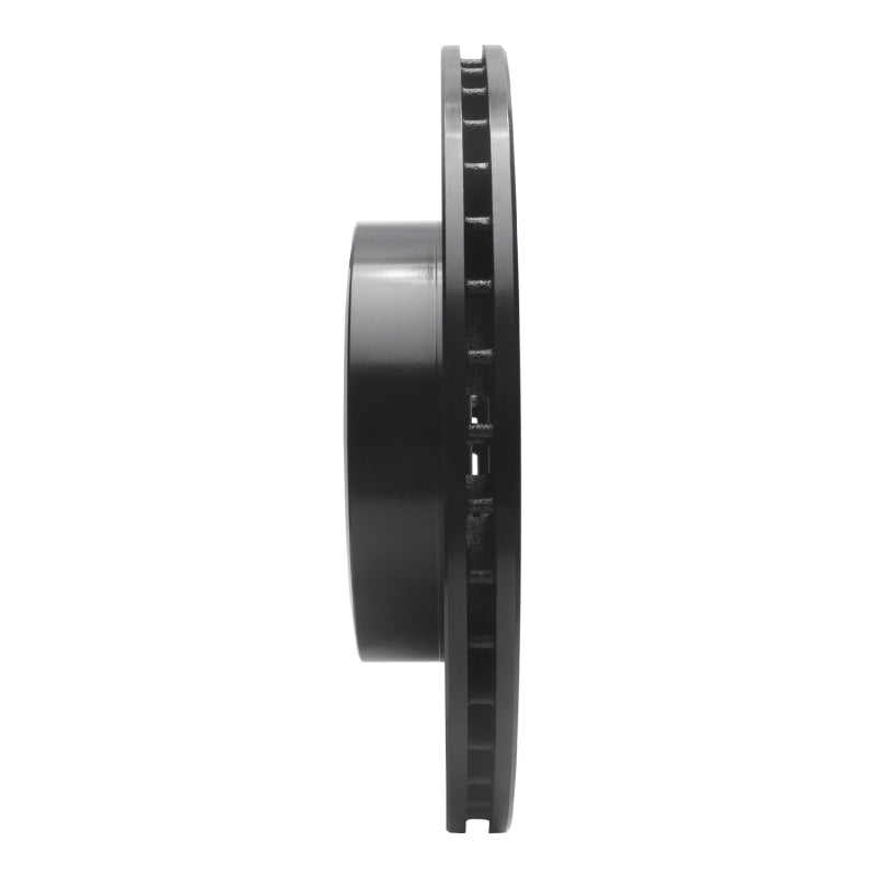 R1 04-10 BMW X3 Front Right Drilled & Slotted Black Brake Rotor