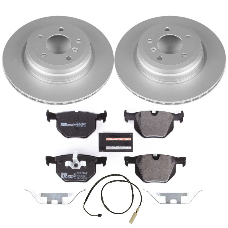 Power Stop 11-13 BMW 335i Rear Euro-Stop Brake Kit