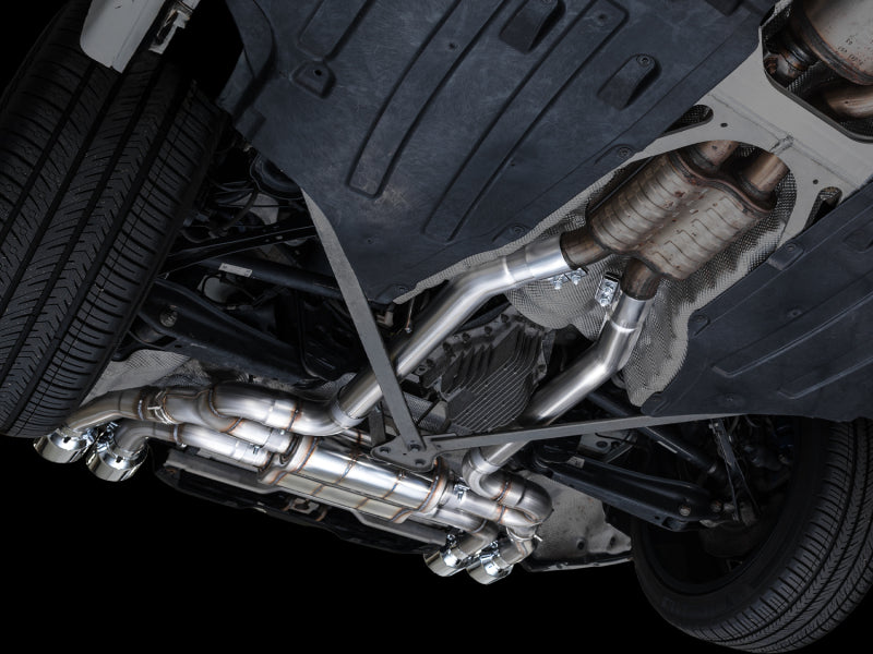 AWE Tuning 20-25 BMW X3 M/M Comp (F97) AWD SwitchPath Axle-Back Exhaust - Chrome Silver Tips