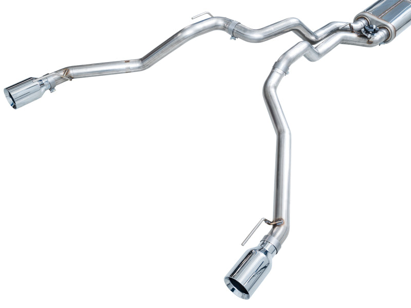 AWE 2024+ Ford Ranger Raptor 3.0L Switchpath Cat-Back Exhaust - Chrome Silver Tips