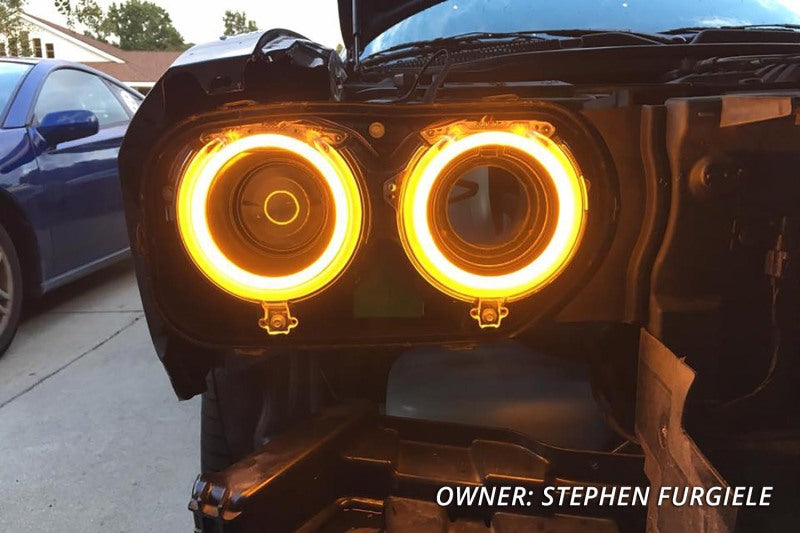 Diode Dynamics Halo Lights LED 120mm - Red Four