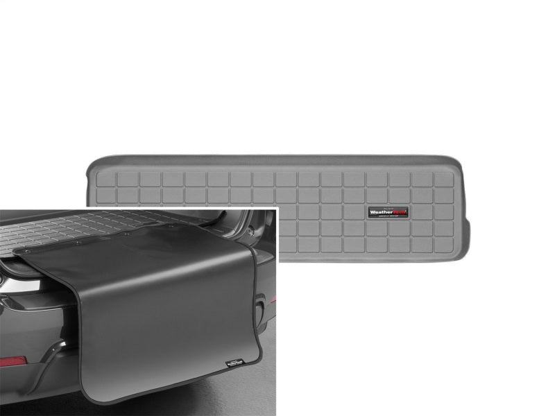 WeatherTech 06-10 Ford Explorer (Behind 3rd Row) Cargo Liners With Bumper Protector - Grey