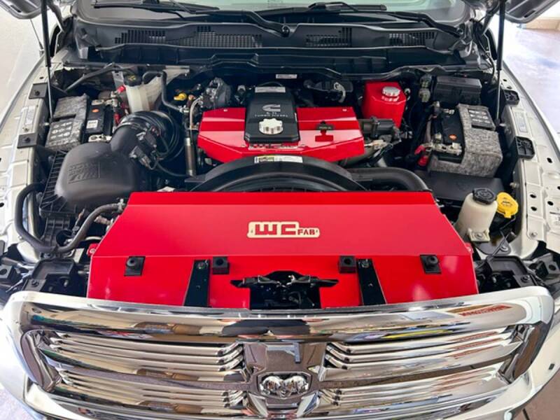 Wehrli 13-18 Cummins Fabricated Aluminum Radiator Cover - Gloss Black