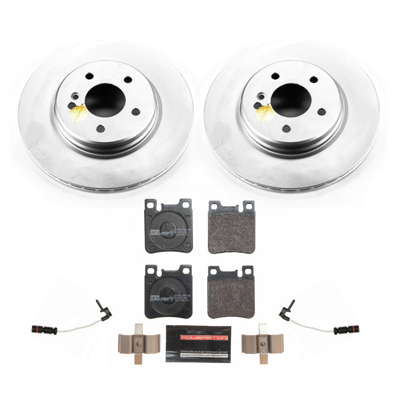 Power Stop 2000 Mercedes-Benz E430 Rear Euro-Stop Brake Kit