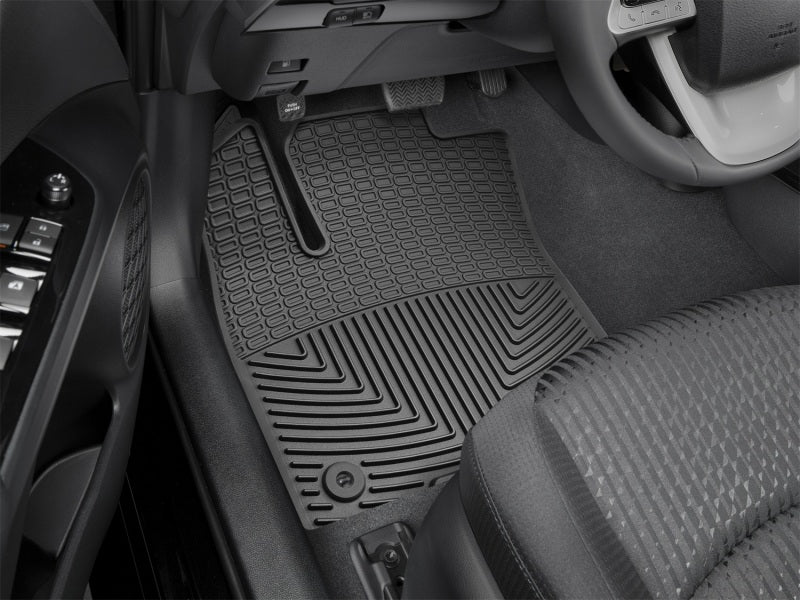 WeatherTech 2016+ Toyota Prius Front Rubber Mats - Black
