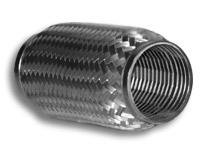 Vibrant SS Flex Coupling with Inner Braid Liner 1.75in inlet/outlet x 4in flex length