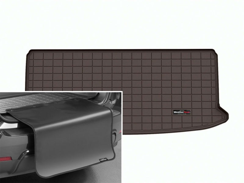 WeatherTech 2024 Toyota Grand Highlander (Incl. Hybrid) Cargo Liner w/ Bumper Protector - Cocoa