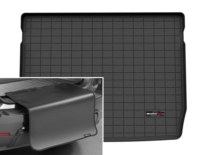 WeatherTech 18-20 Mercedes-Benz GLC Class SUV Plug-In Hybrid Cargo Liner w/Bumper Protector - Black