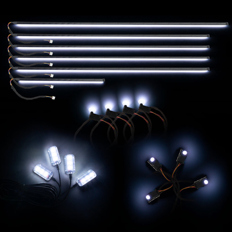 Oracle Lighting Dynamic Colorshift 18 Piece Universal Full LED Interior Dash Board Kit