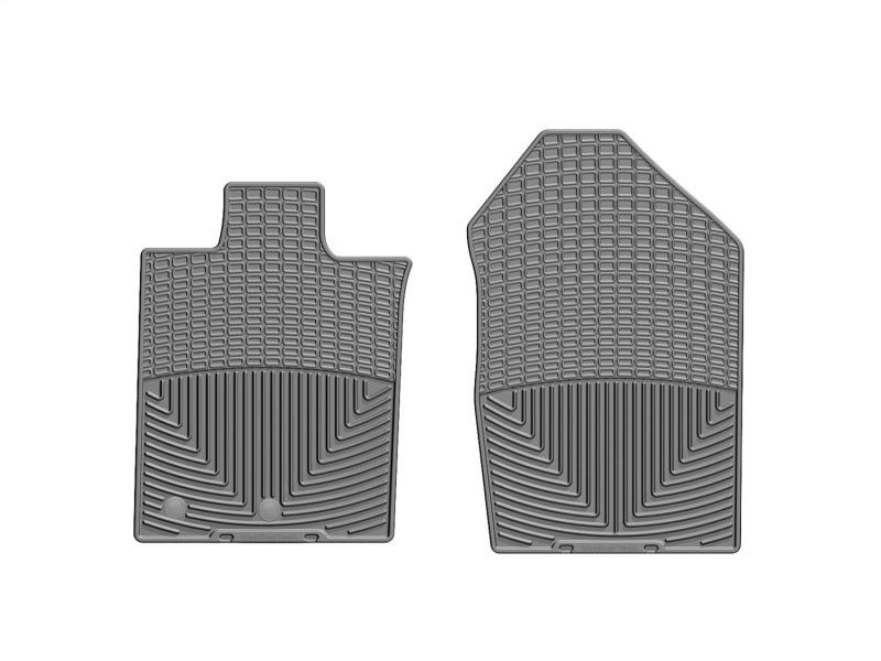 WeatherTech 10+ Lincoln MKZ Front Rubber Mats - Grey