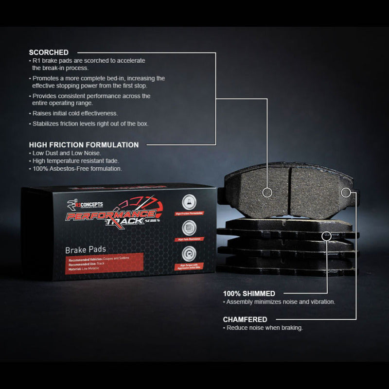 R1 14-24 Mini Cooper (Excl Clubman) Rear Track/Street Brake Pads
