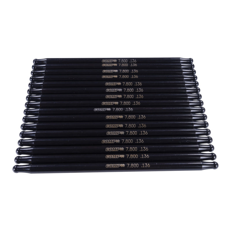 COMP Cams Xtreme Race G2 Pushrod 7.800in Length 3/8in DIA .137in Wall 210 Radius - Set of 16