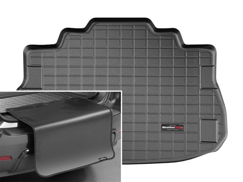 WeatherTech 2017+ Land Rover Range Rover Evoque Convertible Cargo Liner w/ Bumper Protector - Black