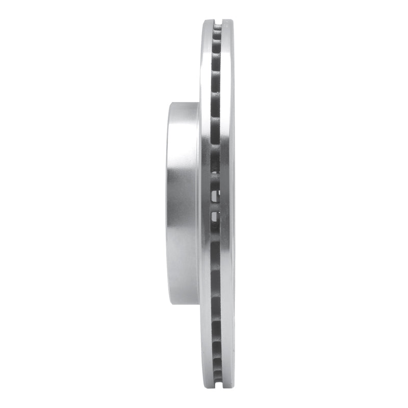 R1 00-05 Toyota Echo Front Left Drilled & Slotted Silver Brake Rotor