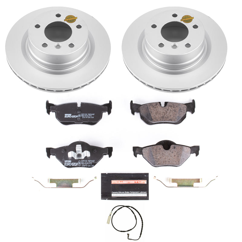 Power Stop 08-10 BMW 128i Rear Euro-Stop Brake Kit