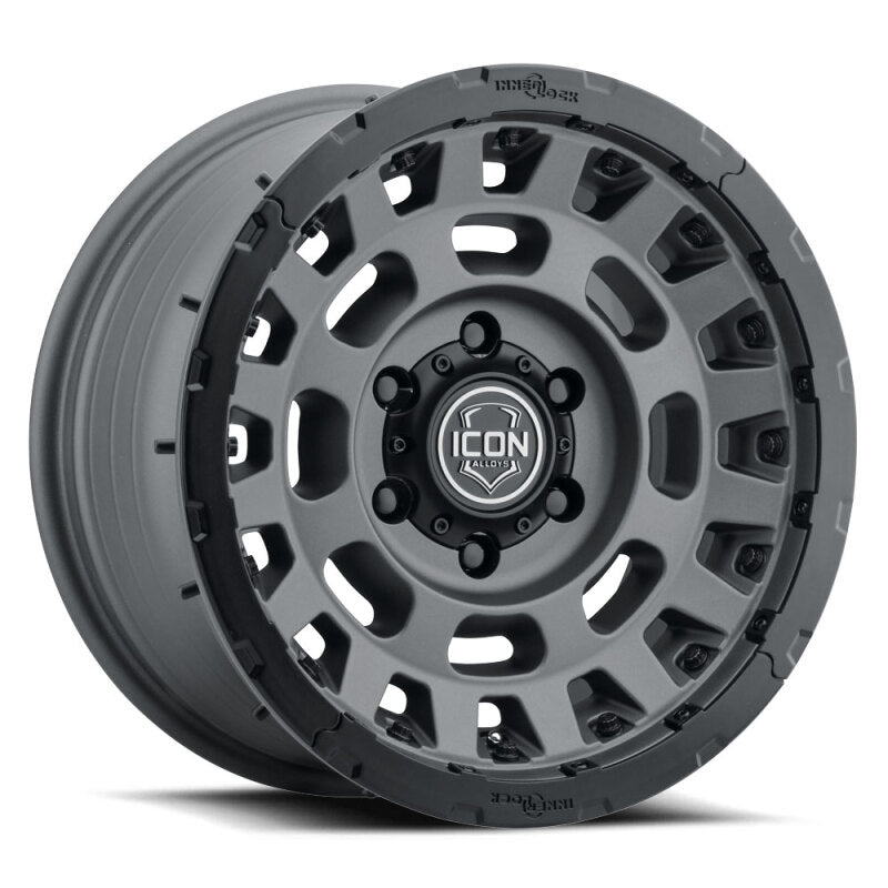 ICON Hammer Pro 17x8.5 / 6x135 / 25MM / 5in BS - Charcoal