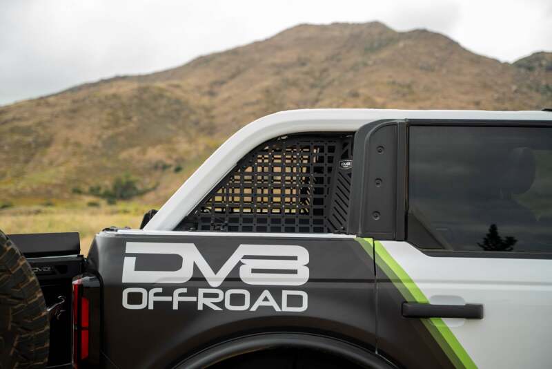 DV8 Offroad 21+ Ford Bronco Pocketed Rear Window Molle Panels (Soft Top/2-Door Models)
