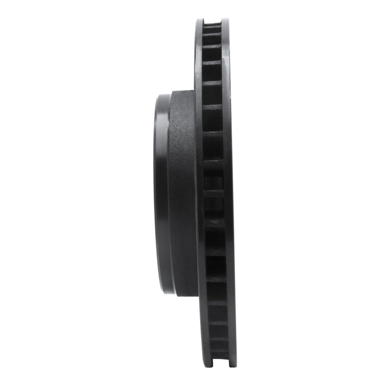 R1 07-12 Dodge Nitro Front Left Drilled & Slotted Black Brake Rotor