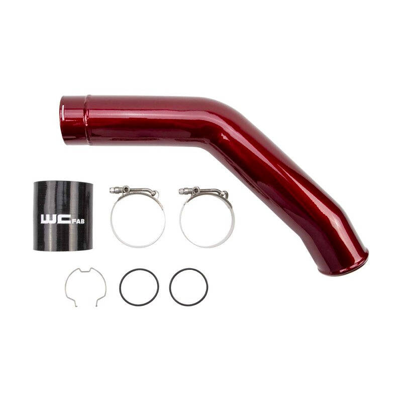Wehrli 15-24 Ford 6.7L Power Stroke 3in Hot Side Intercooler Pipe - Gun Metal