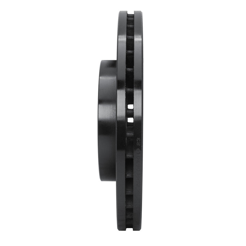 R1 92-98 Lexus SC300 Front Right Drilled & Slotted Black Brake Rotor