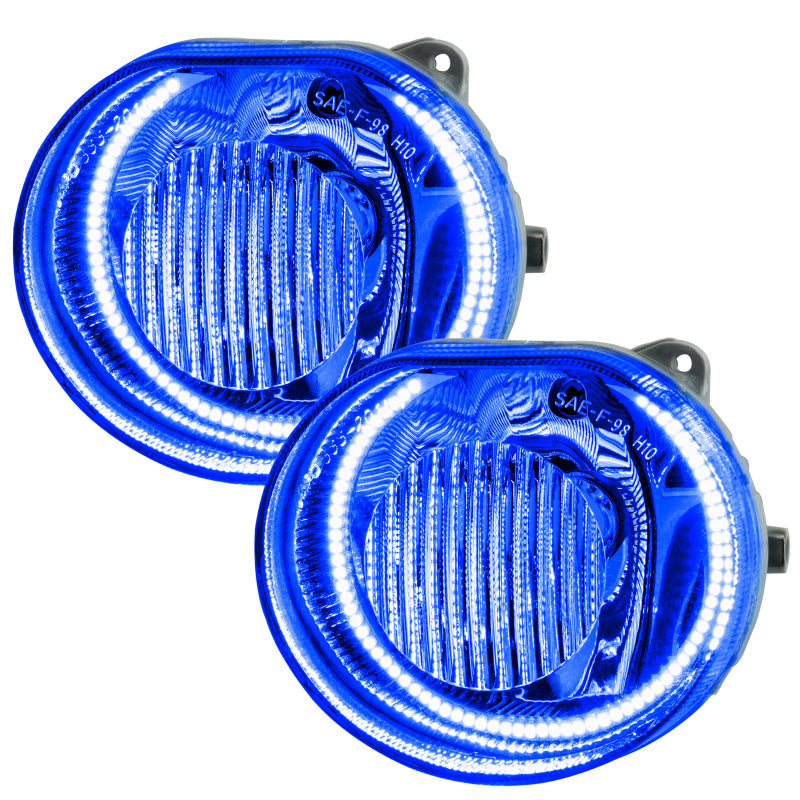 Oracle 02-04 Jeep Liberty LED Fog Light Halo Kit - Blue