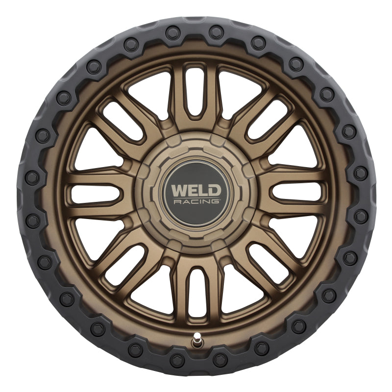 Weld Off-Road Swift 17x9in - 6x135 / 6x139.7 BP - ET-12 - 106.1mm CB Satin Bronze Wheel & Black Ring
