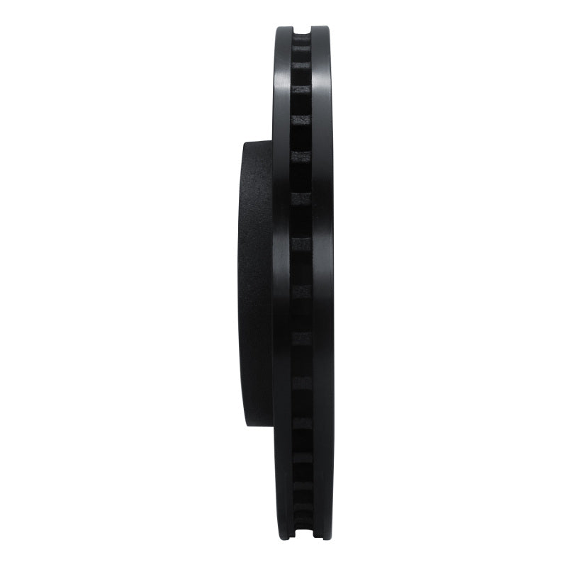 R1 11-22 Dodge Durango Front Left Drilled & Slotted Black Brake Rotor