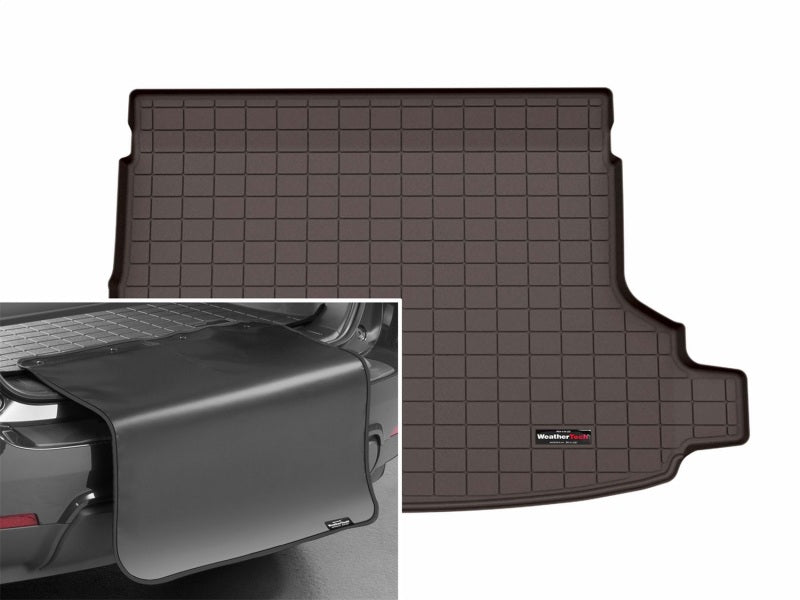 WeatherTech 25-26 Subaru Forester Hybrid Trunk Cargo Liner w/Bumper Protector - Cocoa