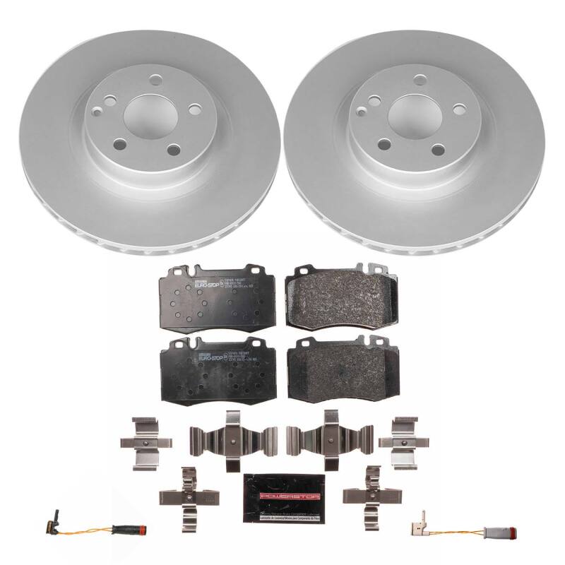 Power Stop 2006 Mercedes-Benz CLS500 Front Euro-Stop Brake Kit