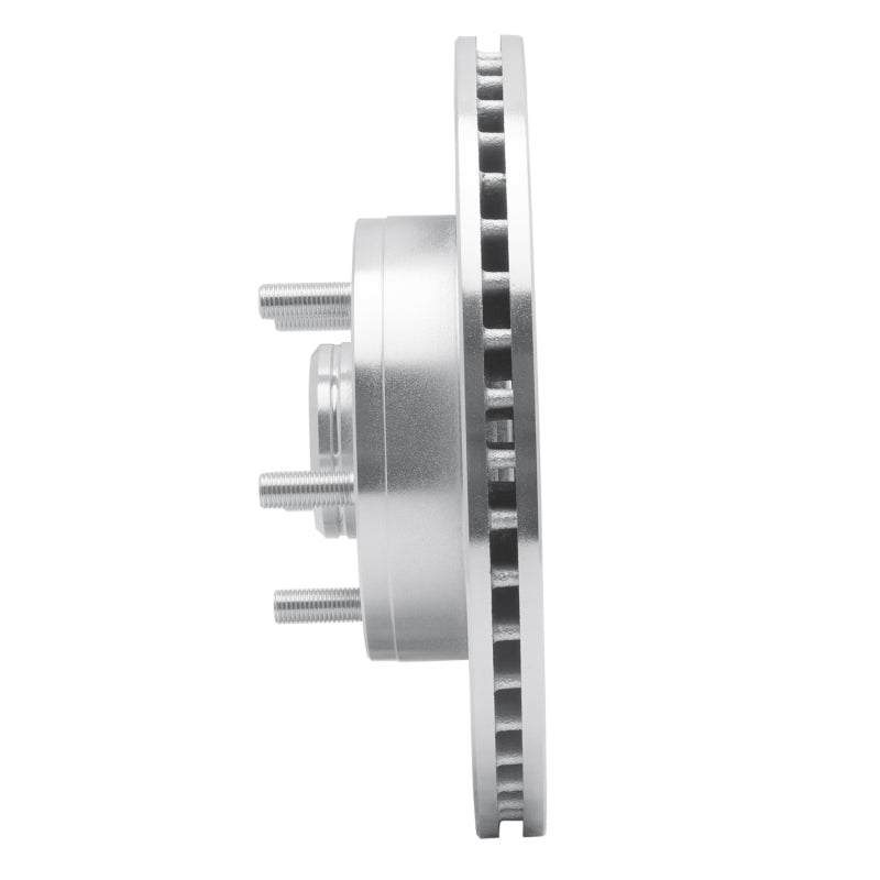 R1 82-87 Volvo 740 Front Left Drilled & Slotted Silver Brake Rotor