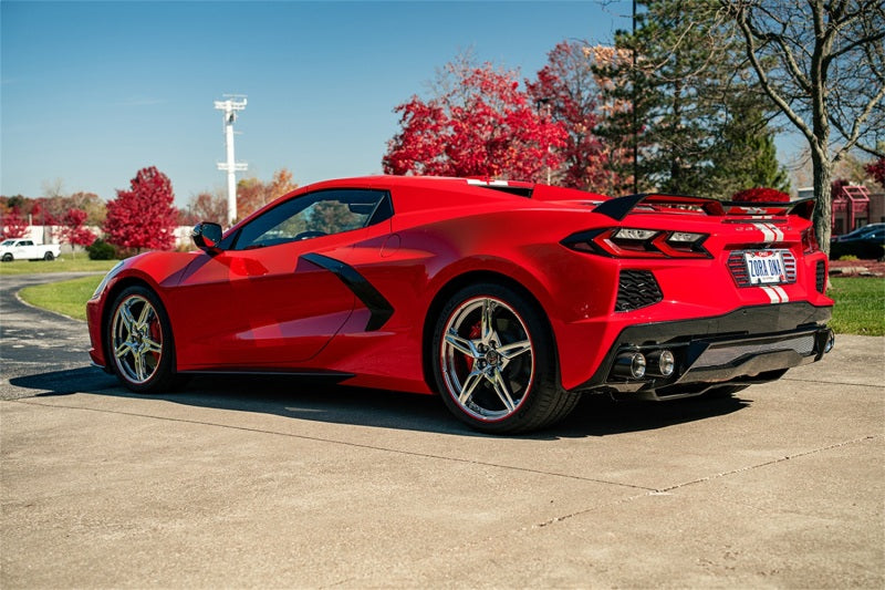 Corsa 2020-2025 Chevrolet Corvette C8 RWD 3in Valved Cat-Back Delete w/ NPP w/4.5in CF Polished Tips