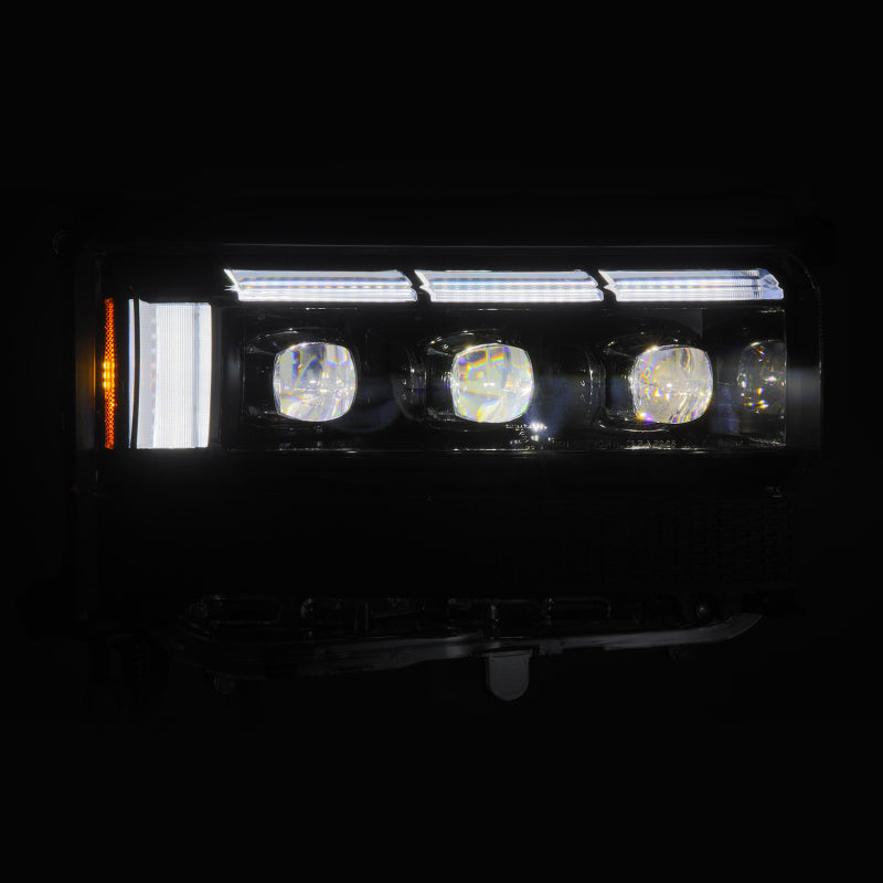 AlphaRex 24-26 Toyota LC250 NOVA LED Proj Headlight Alpha Blk w/Activ Light/Seq Signal/Switchback