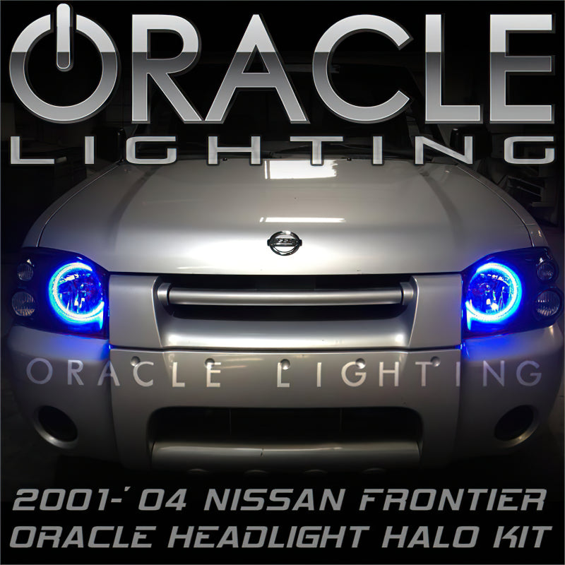 Oracle 02-04 Nissan Xterra LED Headlight Halo Kit - Red