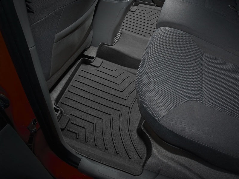 WeatherTech 12-15 Toyota Tacoma 2nd Row Rear FloorLiner HP - Black
