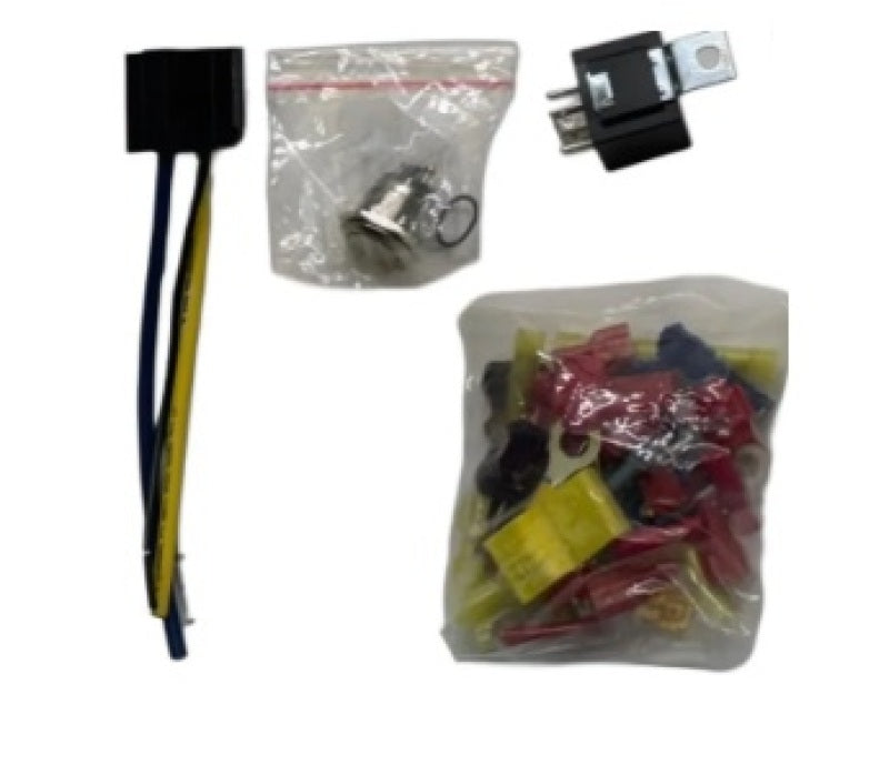 Kleinn 10 Gauge Compressor Wiring Kit/ 40A Relay/ 26 ft w/ AGU Fuse Holder