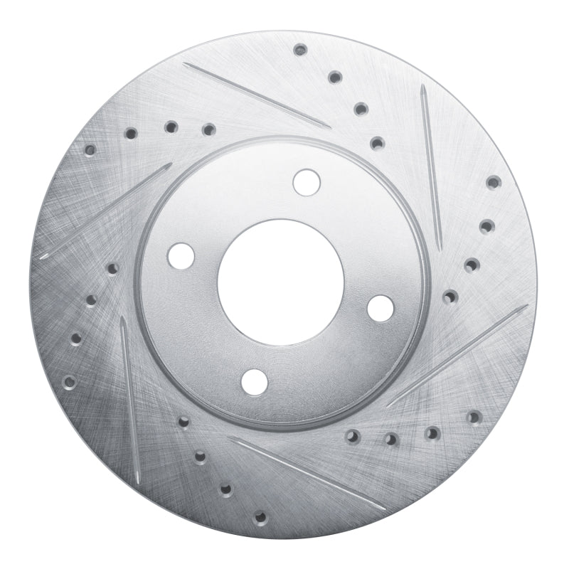 R1 13-17 Suzuki SWIFT (Mexico) Front Right Drilled & Slotted Silver Brake Rotor