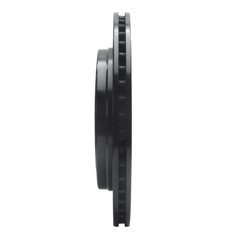 R1 13-19 Cadillac ATS Rear Right Drilled & Slotted Black Brake Rotor