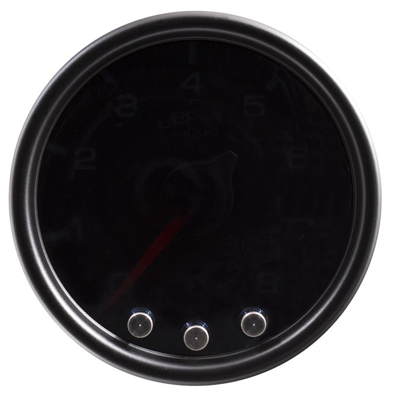 Autometer Spek-Pro Gauge Boost 2 1/16in 35psi Stepper Motor W/Peak & Warn Blacksmoke//Black