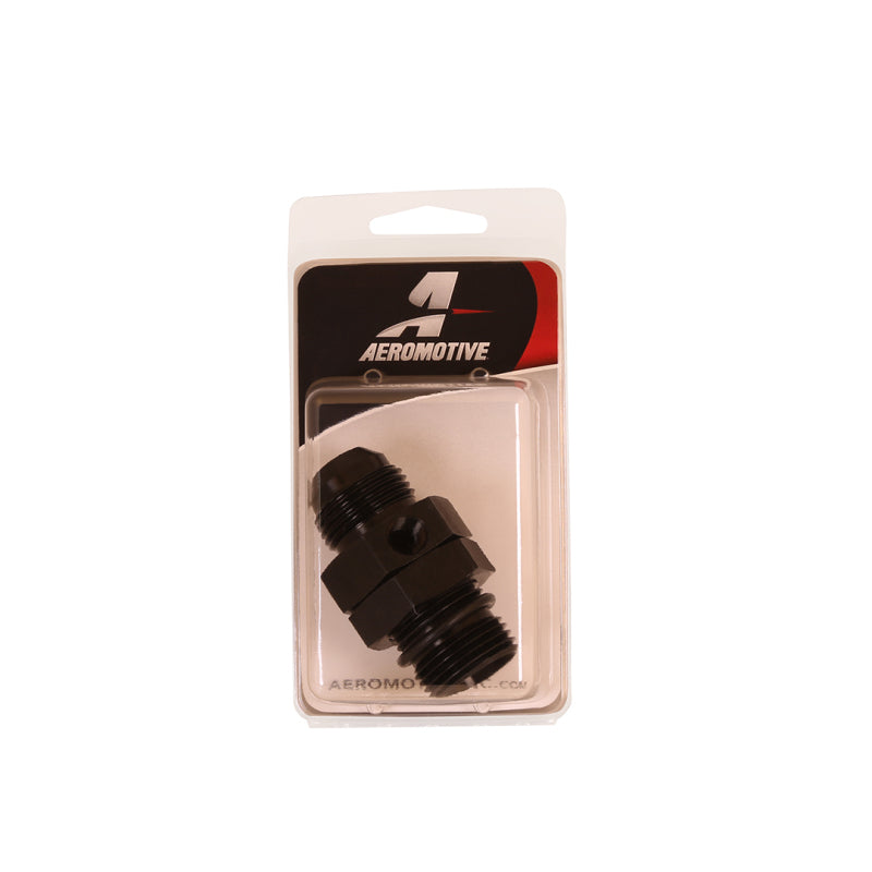 Aeromotive ORB-12 to AN-12 In-Line Gauge Adapter