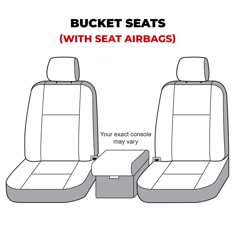Covercraft 19-20 Ford F150 Carhartt Super Dux SeatSaver Custom Front Row Seat Covers - Black