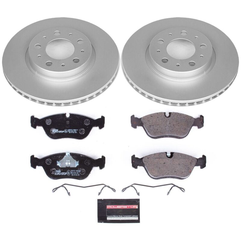 Power Stop 94-97 Volvo 850 Front Euro-Stop Brake Kit