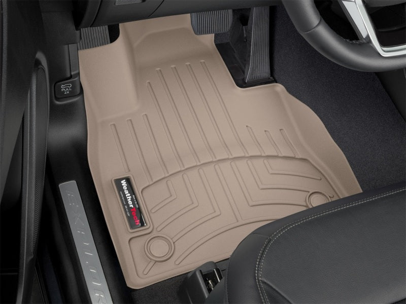 WeatherTech 2020+ Ford Explorer Front FloorLiner - Tan