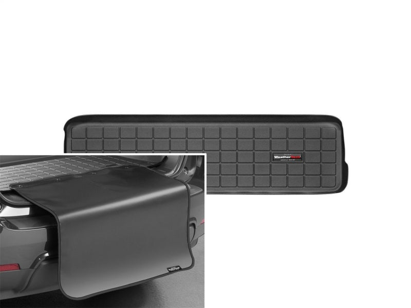 WeatherTech 06-10 Ford Explorer (Behind 3rd Row) Cargo Liner w/ Bumper Protector - Black