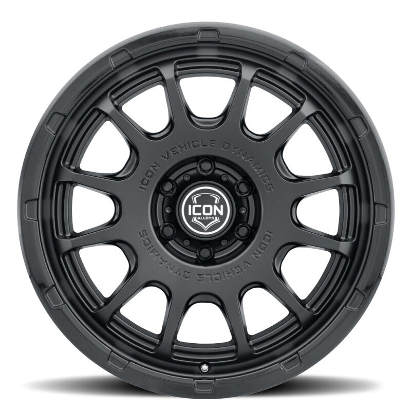 ICON Alloys Rancho 20x9 / 6x5.5 / 0mm / 5in BS DBL Black Wheel