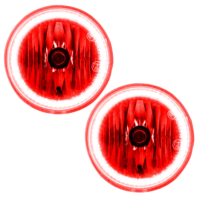 Oracle 05-10 Dodge Charger LED Fog Light Halo Kit - Red